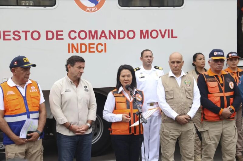 Presidenta Keiko Fujimori hizo llamado a estar siempre preparados ante riesgo de sismos